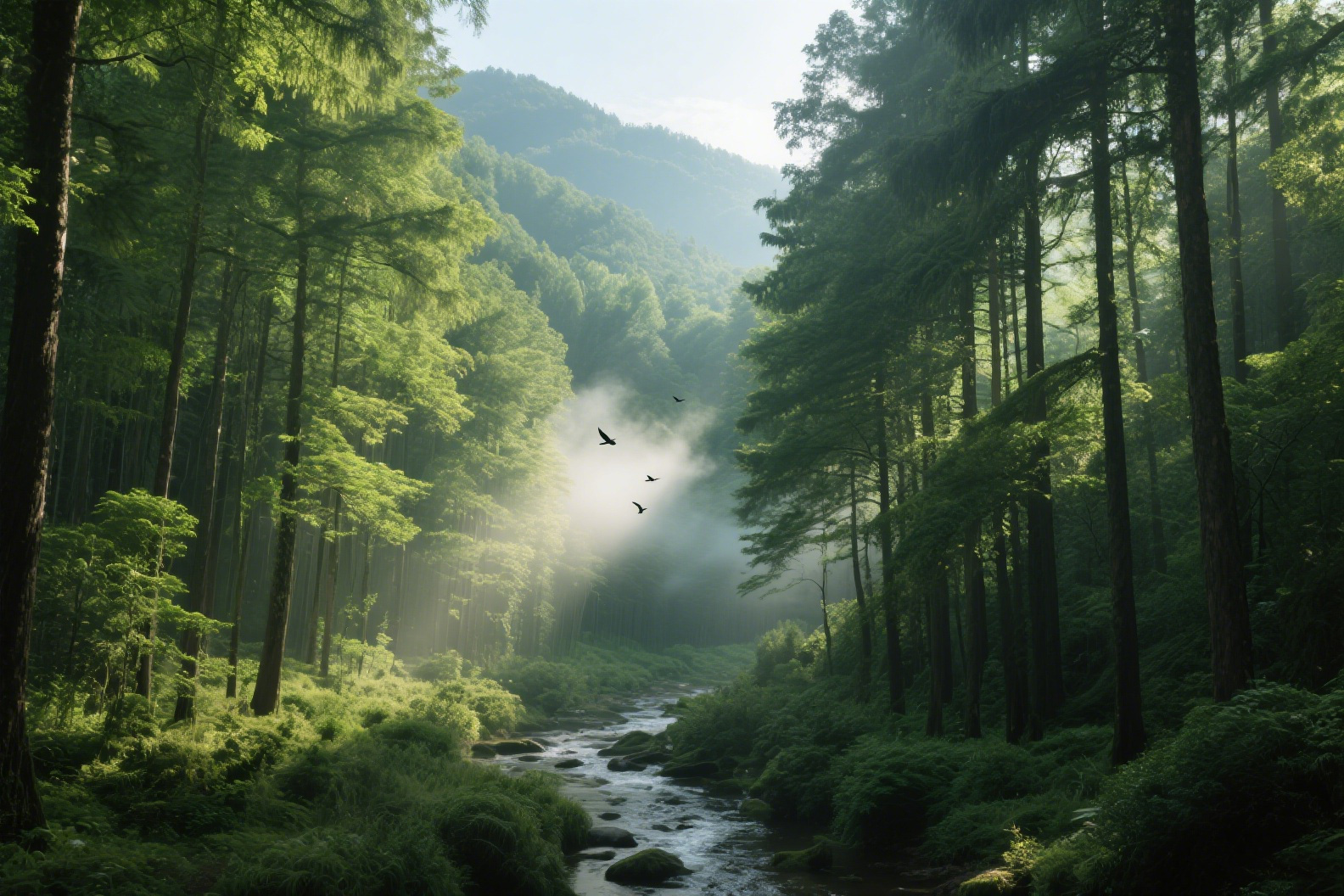 中森生态林业森林可持续经营示意图